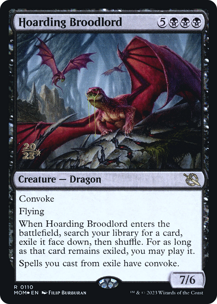 Hoarding Broodlord [March of the Machine Prerelease Promos] | Rock City Comics