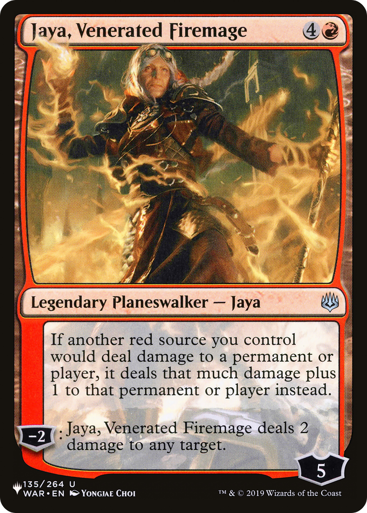 Jaya, Venerated Firemage [The List Reprints] | Rock City Comics