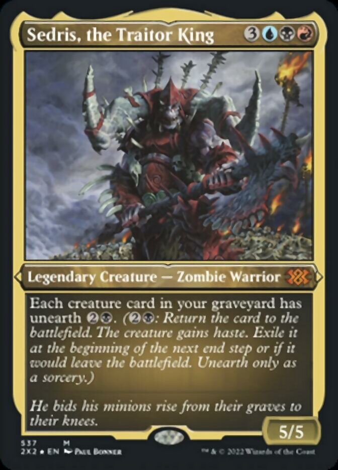 Sedris, the Traitor King (Foil Etched) [Double Masters 2022] | Rock City Comics