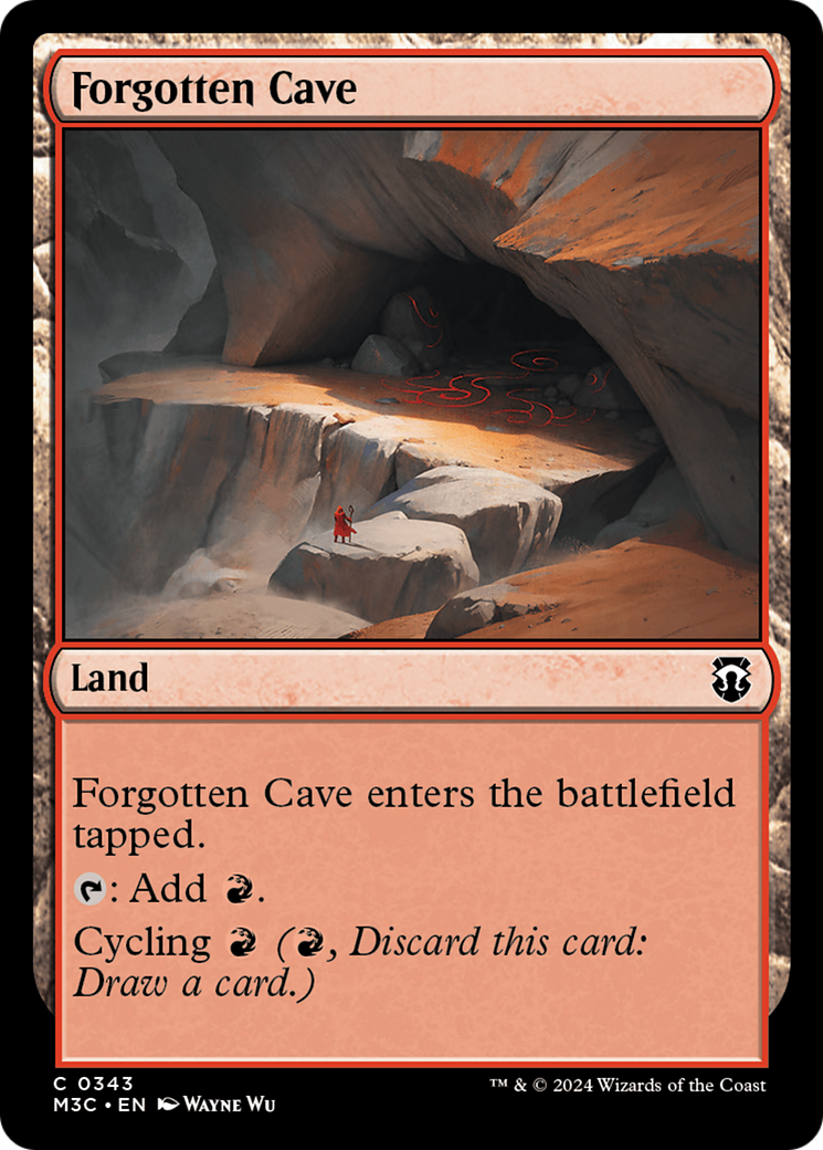 Forgotten Cave (Ripple Foil) [Modern Horizons 3 Commander] | Rock City Comics