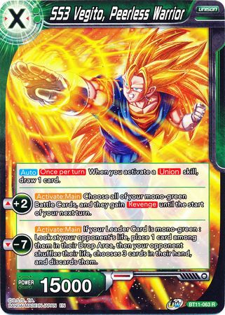 SS3 Vegito, Peerless Warrior (BT11-063) [Vermilion Bloodline] | Rock City Comics