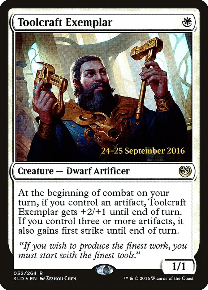 Toolcraft Exemplar [Kaladesh Prerelease Promos] | Rock City Comics