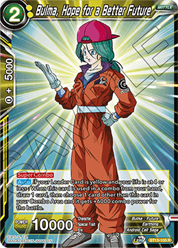 Bulma, Hope for a Better Future (Rare) (BT13-105) [Supreme Rivalry] | Rock City Comics