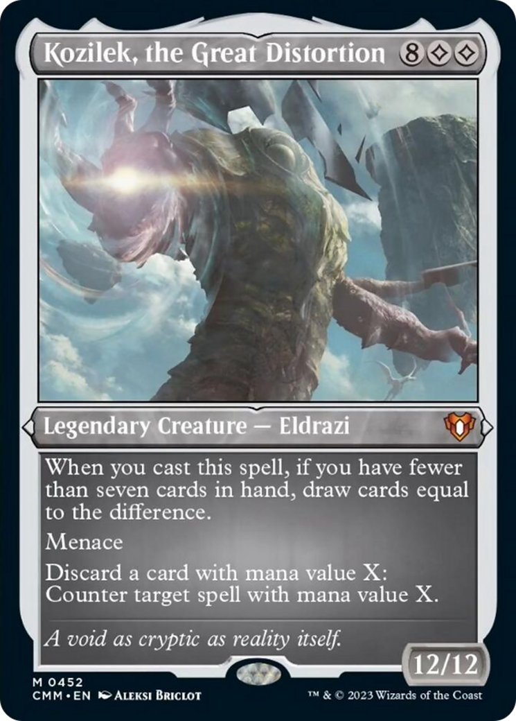 Kozilek, the Great Distortion (Foil Etched) [Commander Masters] | Rock City Comics