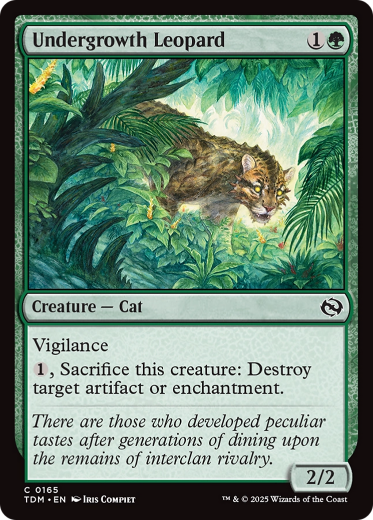 Undergrowth Leopard [Tarkir: Dragonstorm] | Rock City Comics