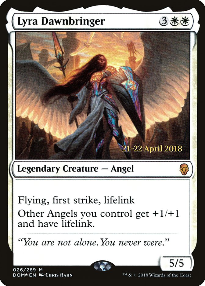 Lyra Dawnbringer [Dominaria Prerelease Promos] | Rock City Comics