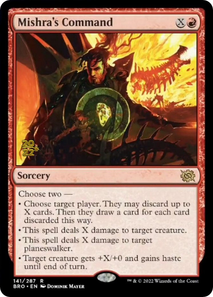Mishra's Command [The Brothers' War Prerelease Promos] | Rock City Comics