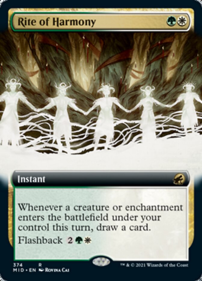 Rite of Harmony (Extended Art) [Innistrad: Midnight Hunt] | Rock City Comics