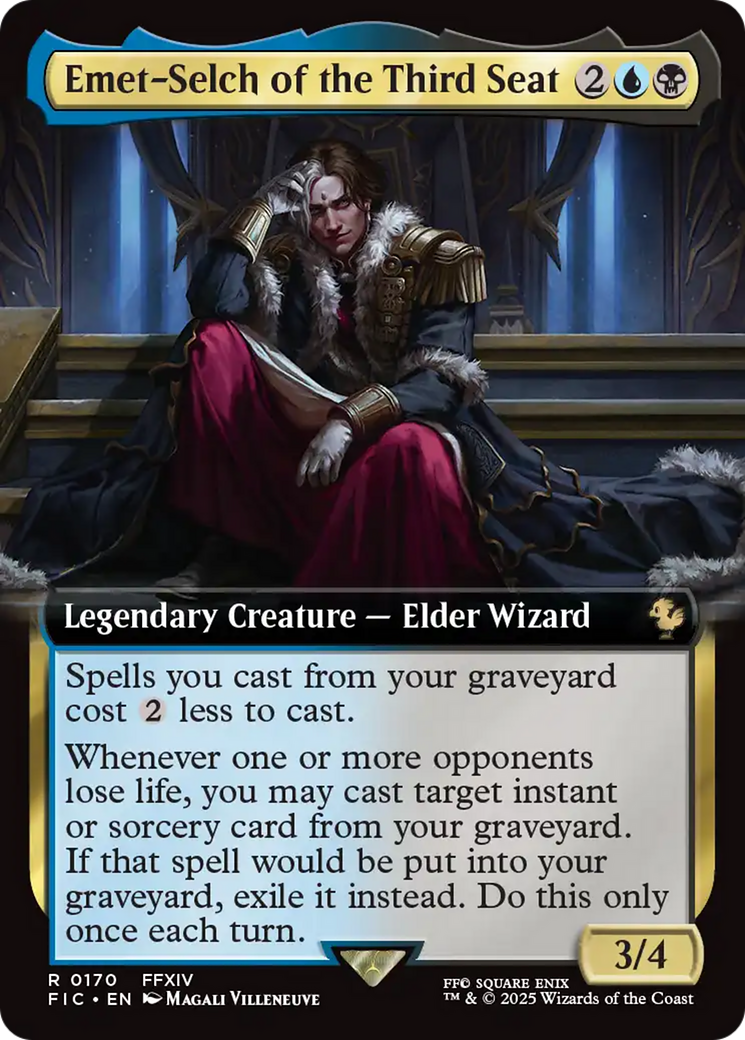 Emet-Selch of the Third Seat (Extended Art) [FINAL FANTASY Commander] | Rock City Comics