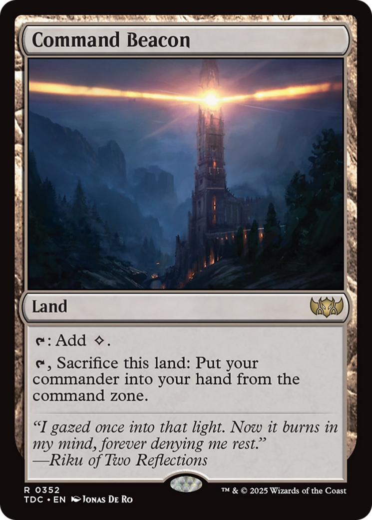 Command Beacon [Tarkir: Dragonstorm Commander] | Rock City Comics