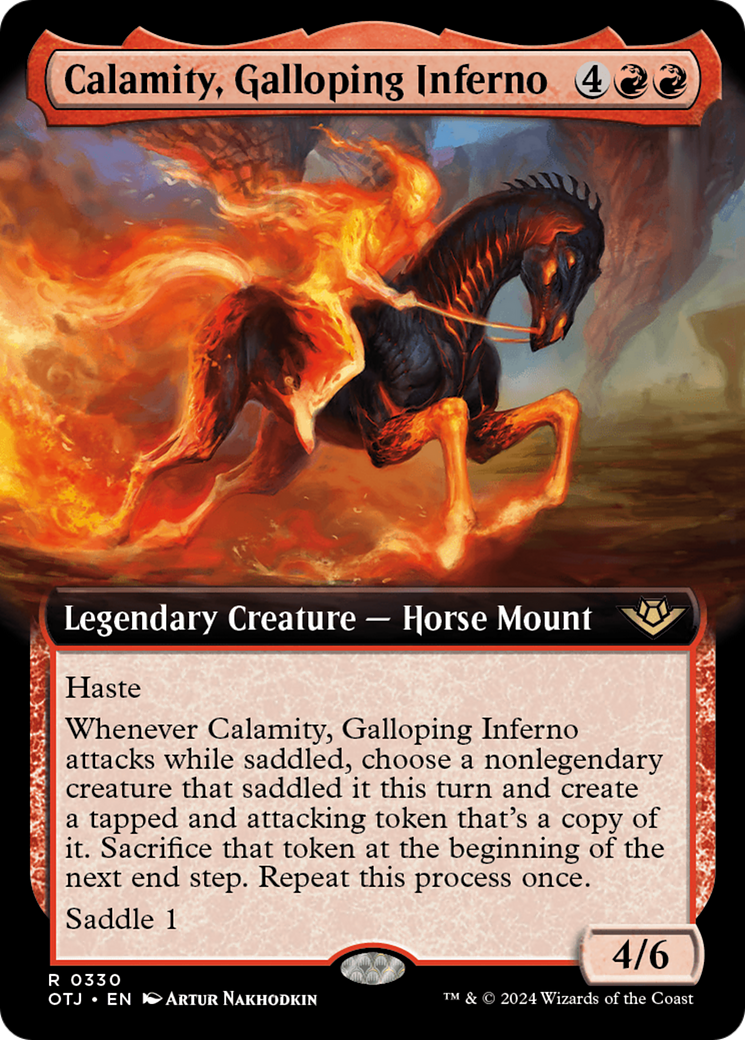 Calamity, Galloping Inferno (Extended Art) [Outlaws of Thunder Junction] | Rock City Comics