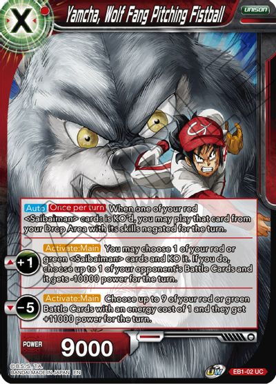 Yamcha, Wolf Fang Pitching Fistball (EB1-002) [Battle Evolution Booster] | Rock City Comics