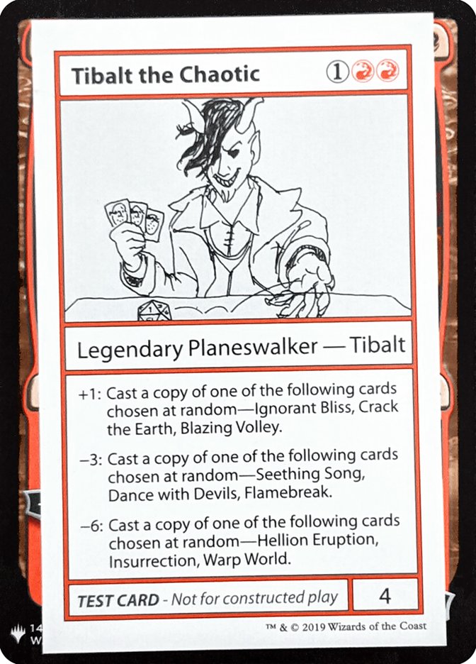 Tibalt the Chaotic [Mystery Booster Playtest Cards] | Rock City Comics