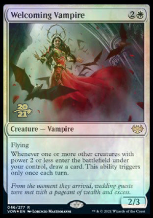 Welcoming Vampire [Innistrad: Crimson Vow Prerelease Promos] | Rock City Comics