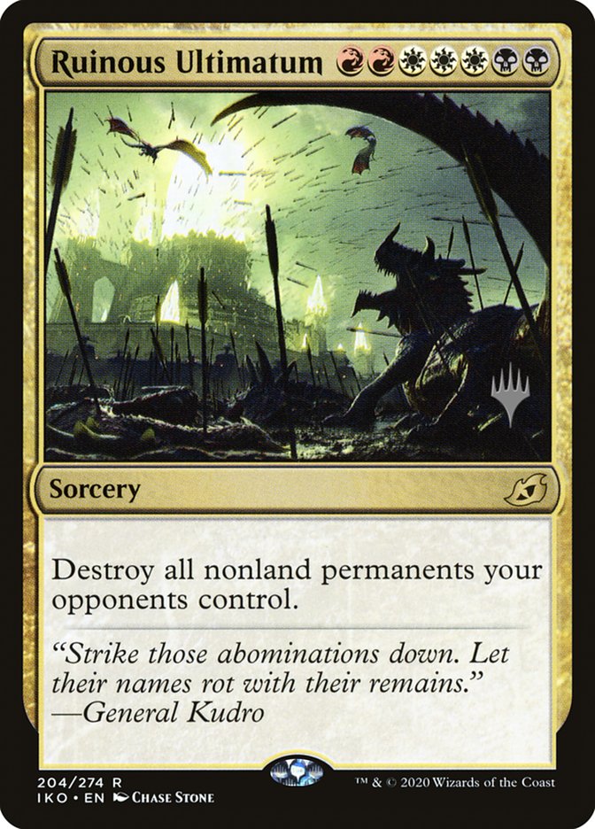 Ruinous Ultimatum (Promo Pack) [Ikoria: Lair of Behemoths Promos] | Rock City Comics