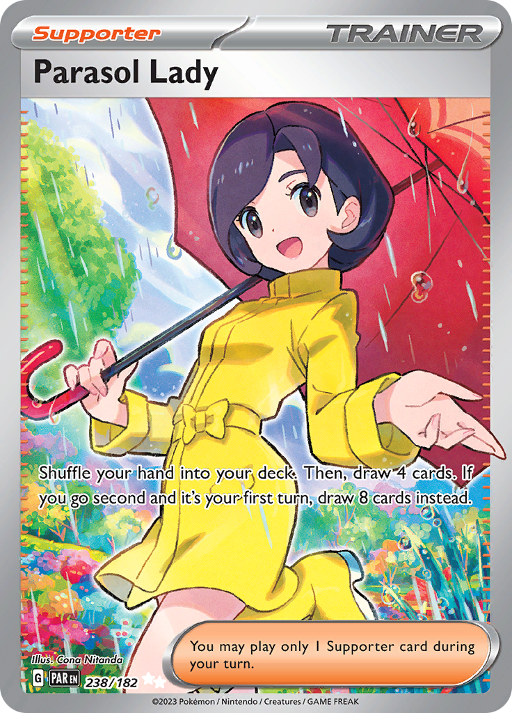 Parasol Lady (238/182) [Scarlet & Violet: Paradox Rift] | Rock City Comics