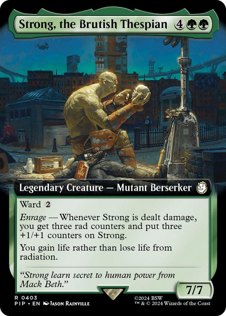 Strong, the Brutish Thespian (Extended Art) [Fallout] | Rock City Comics