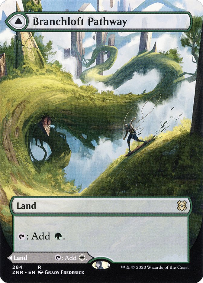Branchloft Pathway // Boulderloft Pathway (Borderless Alternate Art) [Zendikar Rising] | Rock City Comics