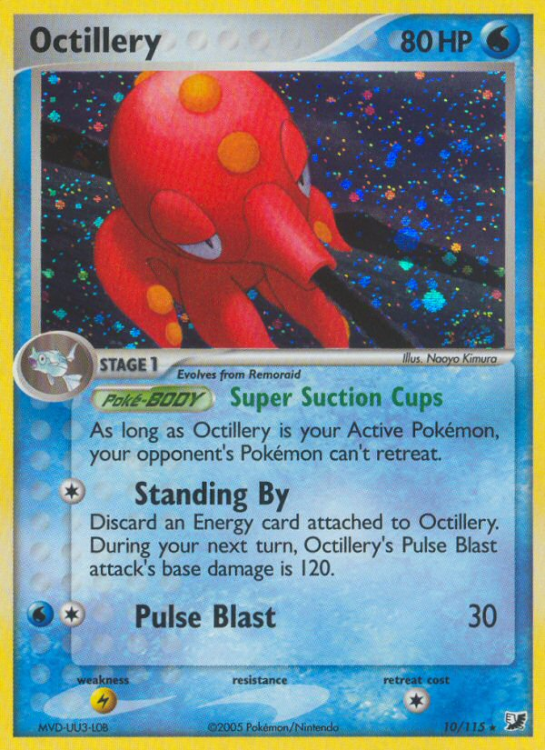 Octillery (10/115) [EX: Unseen Forces] | Rock City Comics