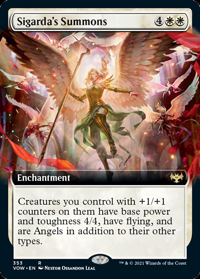 Sigarda's Summons (Extended Art) [Innistrad: Crimson Vow] | Rock City Comics