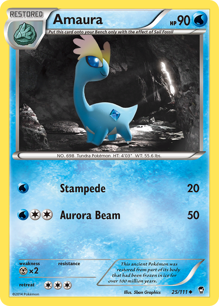 Amaura (25/111) [XY: Furious Fists] | Rock City Comics