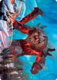 Quakebringer Art Card (Gold-Stamped Signature) [Kaldheim Art Series] | Rock City Comics