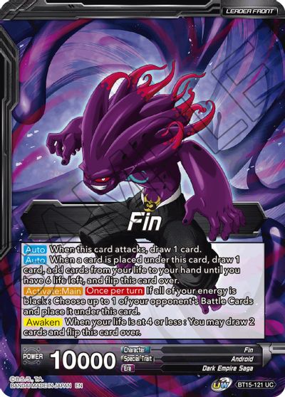 Fin // Fin, Apocalyptic Absorption (BT15-121) [Saiyan Showdown] | Rock City Comics