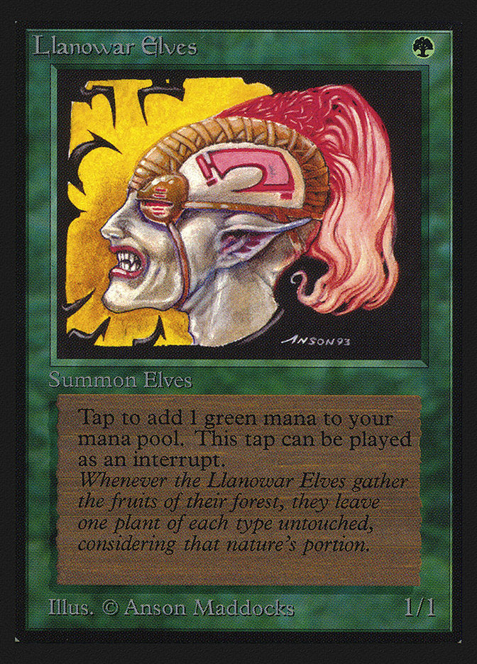 Llanowar Elves [International Collectors' Edition] | Rock City Comics