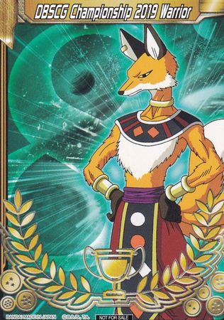 DBSCG Championship 2019 Warrior (Merit Card) - Universe 8 "Liqueur" (8) [Tournament Promotion Cards] | Rock City Comics