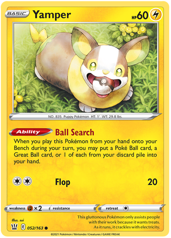 Yamper (052/163) [Sword & Shield: Battle Styles] | Rock City Comics