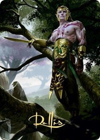 Tyvar Kell Art Card (Gold-Stamped Signature) [Kaldheim Art Series] | Rock City Comics