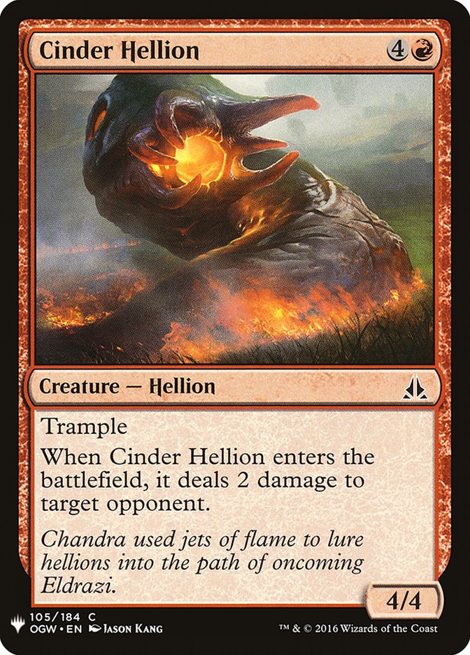 Cinder Hellion [Mystery Booster] | Rock City Comics