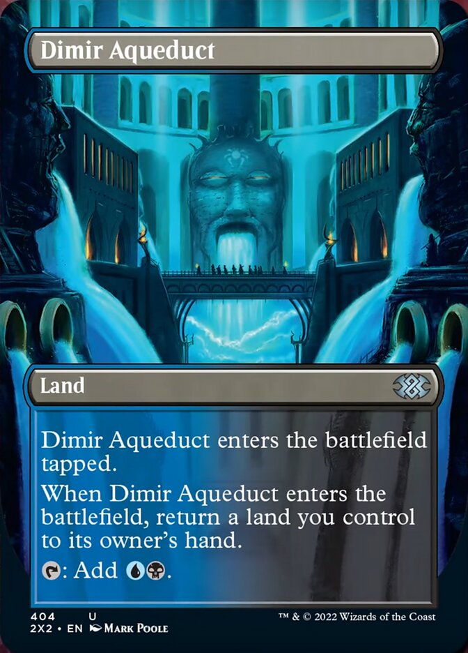 Dimir Aqueduct (Borderless Alternate Art) [Double Masters 2022] | Rock City Comics