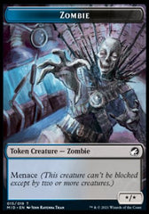 Human // Zombie (015) Double-Sided Token [Innistrad: Midnight Hunt Tokens] | Rock City Comics