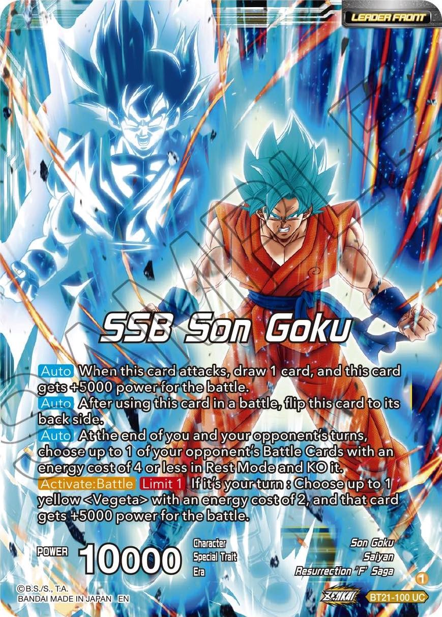 SSB Son Goku // SSB Vegeta, God-Level Power (BT21-100) [Wild Resurgence] | Rock City Comics