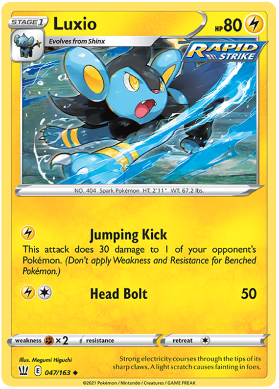 Luxio (047/163) [Sword & Shield: Battle Styles] | Rock City Comics