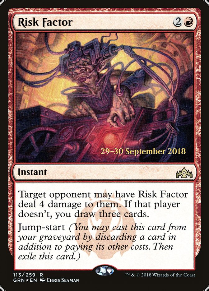 Risk Factor [Guilds of Ravnica Prerelease Promos] | Rock City Comics