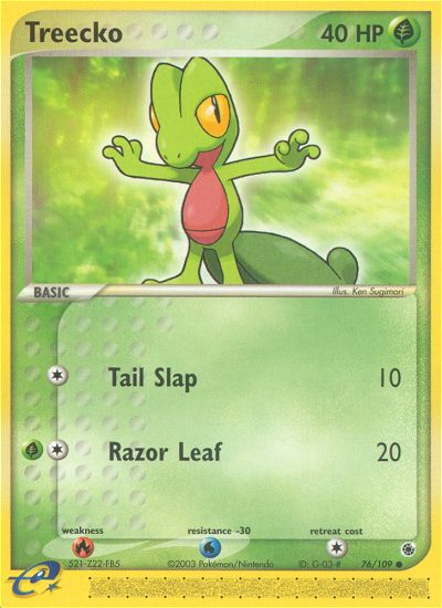 Treecko (76/109) [EX: Ruby & Sapphire] | Rock City Comics