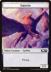 Dog // Griffin Double-Sided Token [Core Set 2021 Tokens] | Rock City Comics