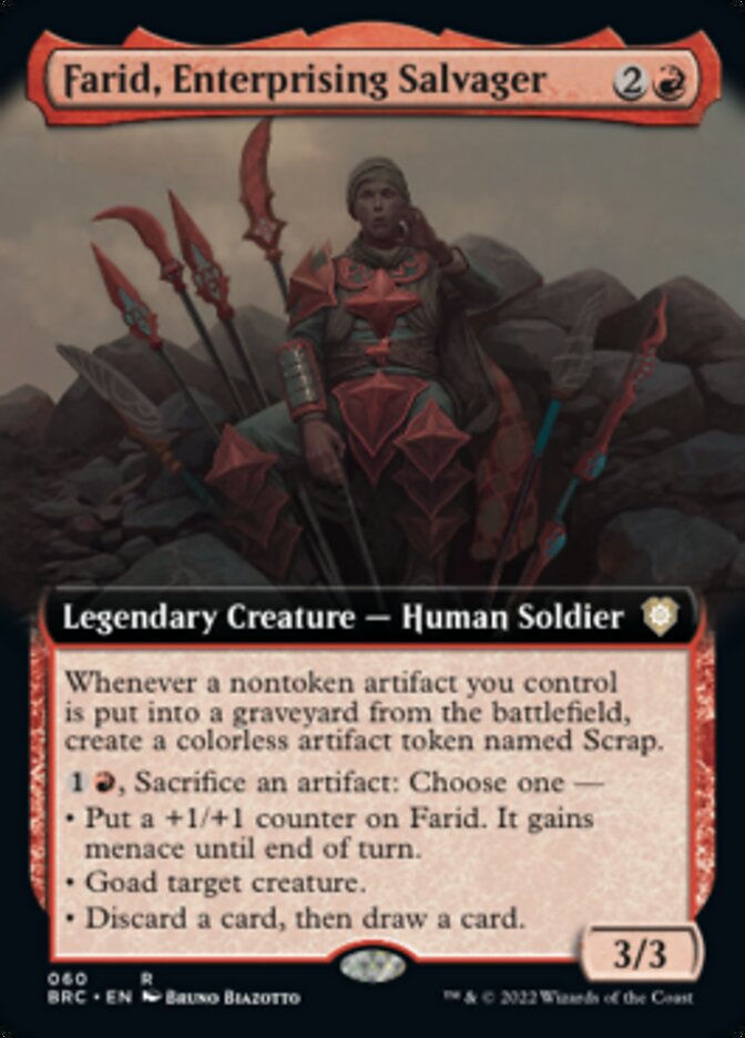 Farid, Enterprising Salvager (Extended Art) [The Brothers' War Commander] | Rock City Comics