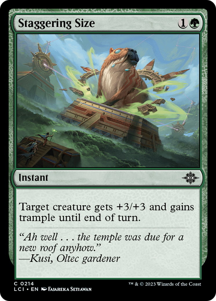 Staggering Size [The Lost Caverns of Ixalan] | Rock City Comics