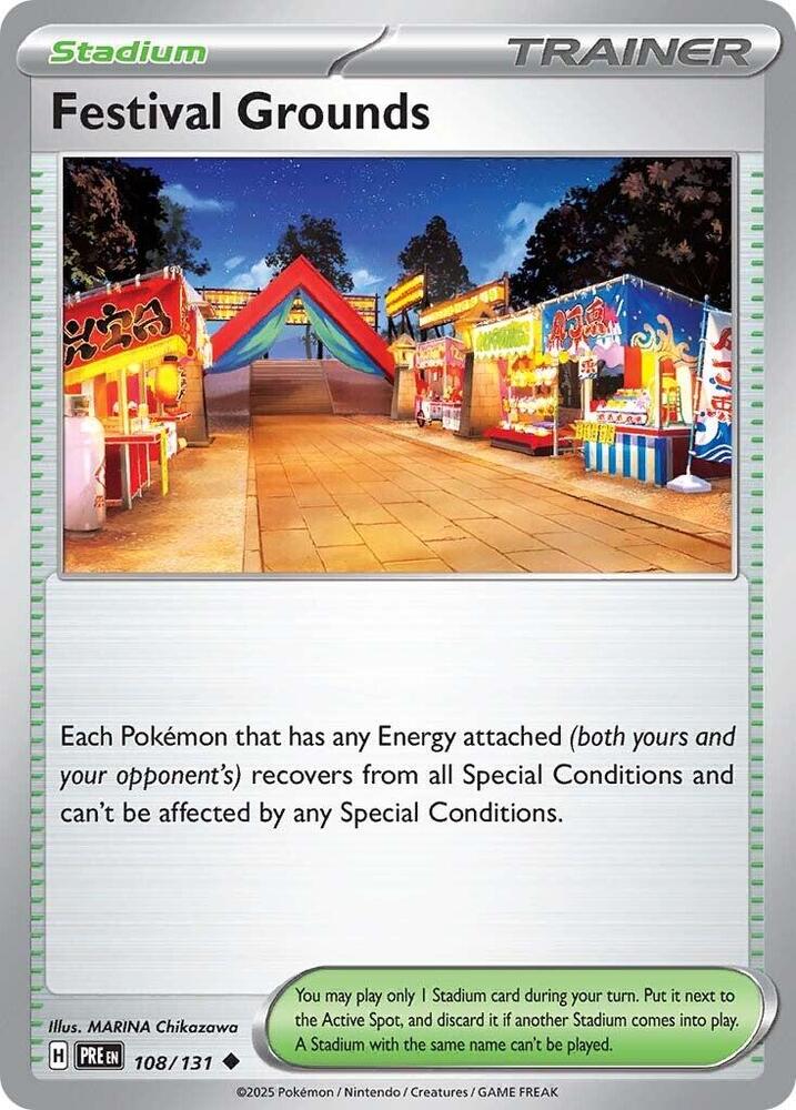 Festival Grounds (108/131) [Scarlet & Violet: Prismatic Evolutions] | Rock City Comics