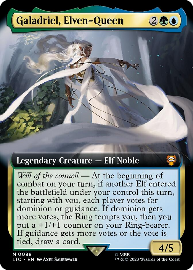 Galadriel, Elven-Queen (Extended Art) [The Lord of the Rings: Tales of Middle-Earth Commander] | Rock City Comics