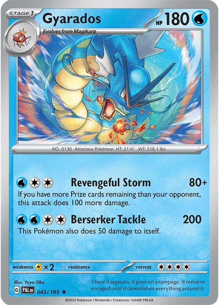 Gyarados (043/193) [Scarlet & Violet: Paldea Evolved] | Rock City Comics