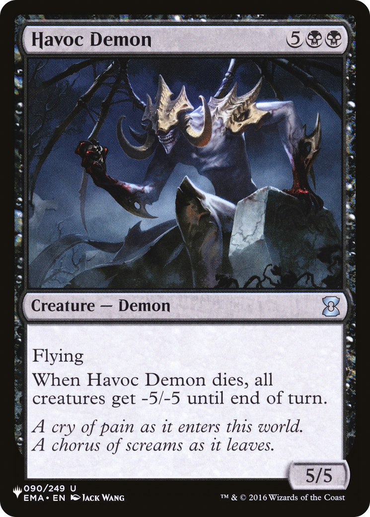 Havoc Demon [The List Reprints] | Rock City Comics