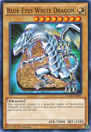 Blue-Eyes White Dragon (Version 4) [LDK2-ENK01] Common | Rock City Comics