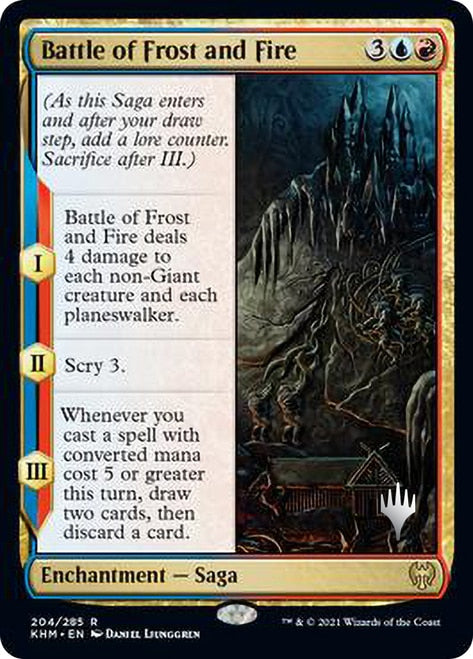 Battle of Frost and Fire (Promo Pack) [Kaldheim Promos] | Rock City Comics