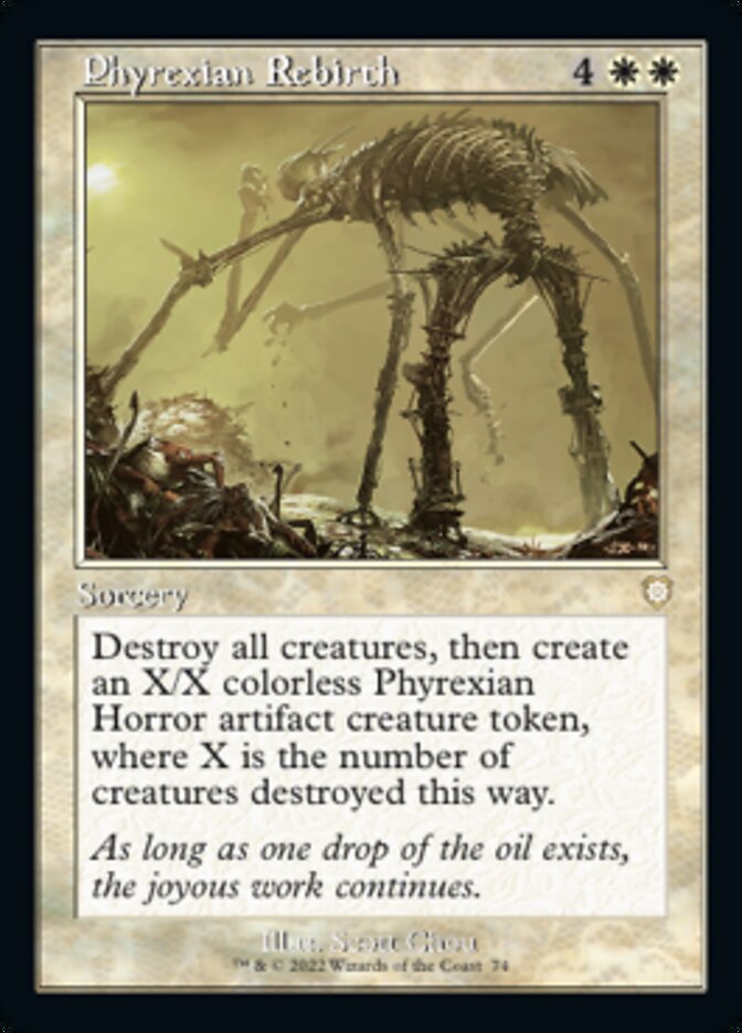 Phyrexian Rebirth (Retro) [The Brothers' War Commander] | Rock City Comics