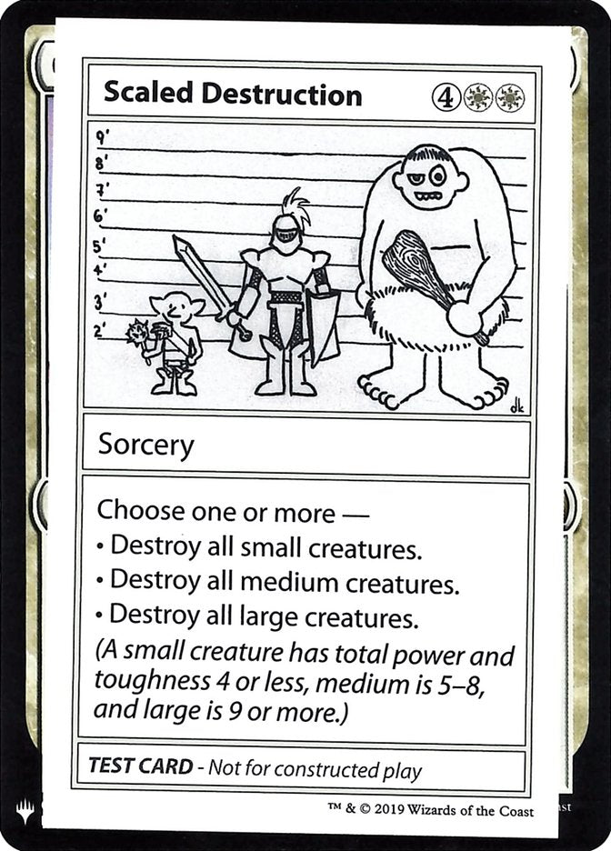 Scaled Destruction [Mystery Booster Playtest Cards] | Rock City Comics