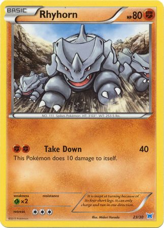 Rhyhorn (23/30) [XY: Trainer Kit 2 - Latios] | Rock City Comics